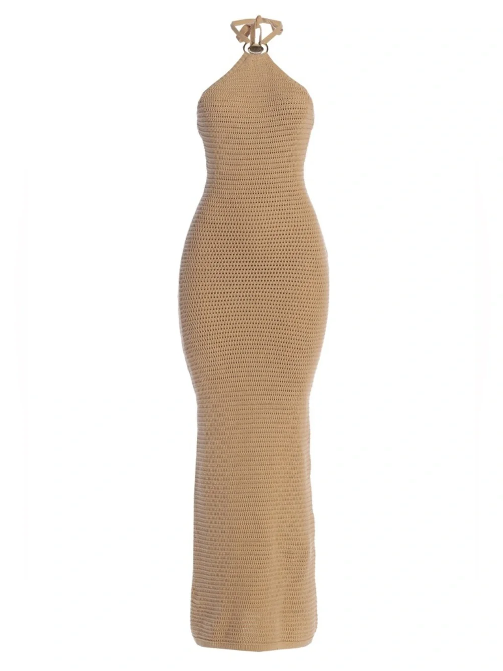 JLUXLABEL Sand Overseas Halter Maxi Dress - Picture 2 of 12